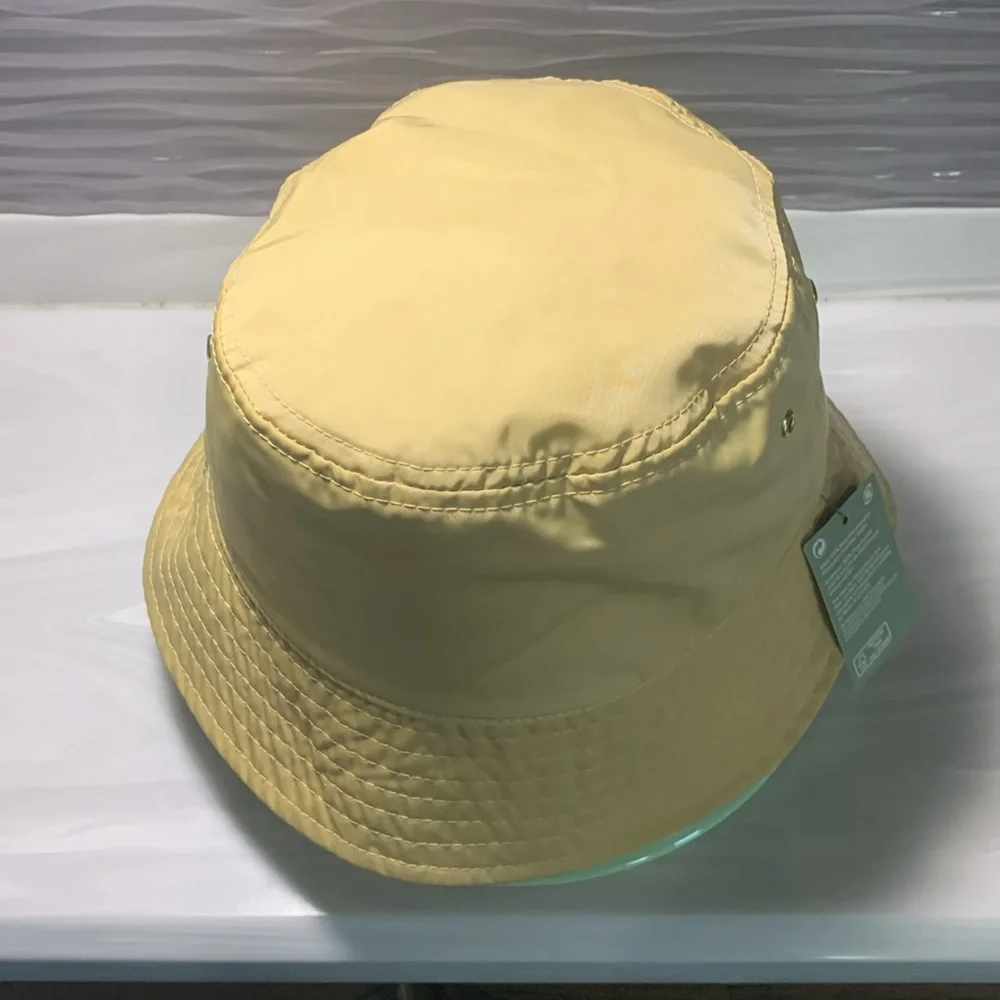 Bucket hat NEW Gold Size Large Recycled polyester lined inside for most all ages